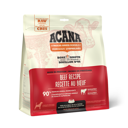 ACANA Freeze Dried Food Ranch Raised Beef Recipe